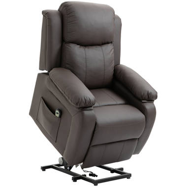 Homcom leather online recliner